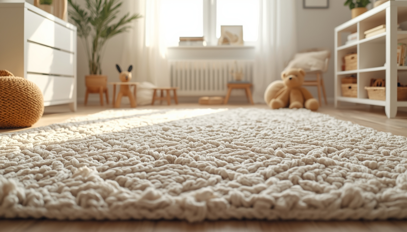 килим у дитячу кімнату ручної роботи